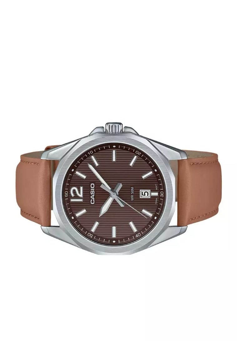 كاسيو ساعة للرجال بي عقارب MTP-E725L-5AVDF - Image 4