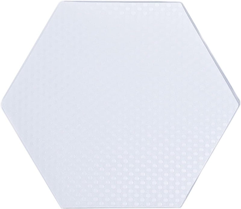 AQUBONA Store Hexagon Clear Surf Traction Grip Traction Pad Semi Clear Deck Pad for Surfboard - Image 2