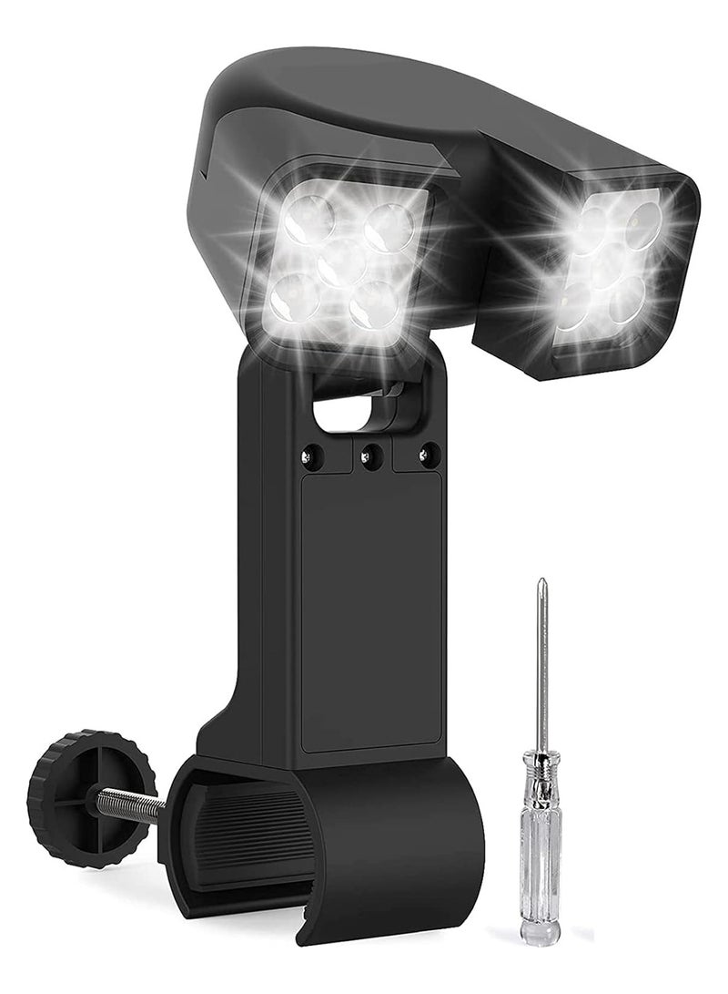 راكسوم ضوء شواء للشواء، هدايا للأب الرجال، ضوء شواء مرن متين 180 درجة ليلاً في الهواء الطلق، 10 مصابيح LED فائقة السطوع ملحقات إضاءة الشواية لمقبض الشواية، البطارية غير متضمنة - Image 1