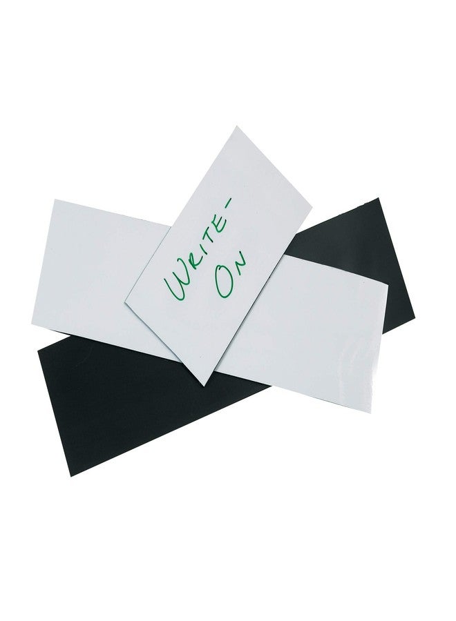 Aviditi 2 x 6 Inch Pre-Cut Magnetic Label Strips, with Write on Dry Erase Surface, White, for Labeling and Organization (25 Strips) - Image 3