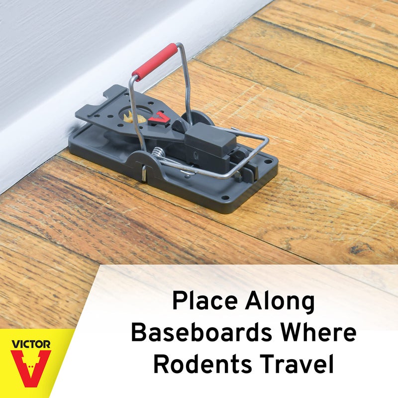 Victor M393SSR Power-Kill Easy Set Mouse Trap - 6 Reusable Mouse Traps - Image 4