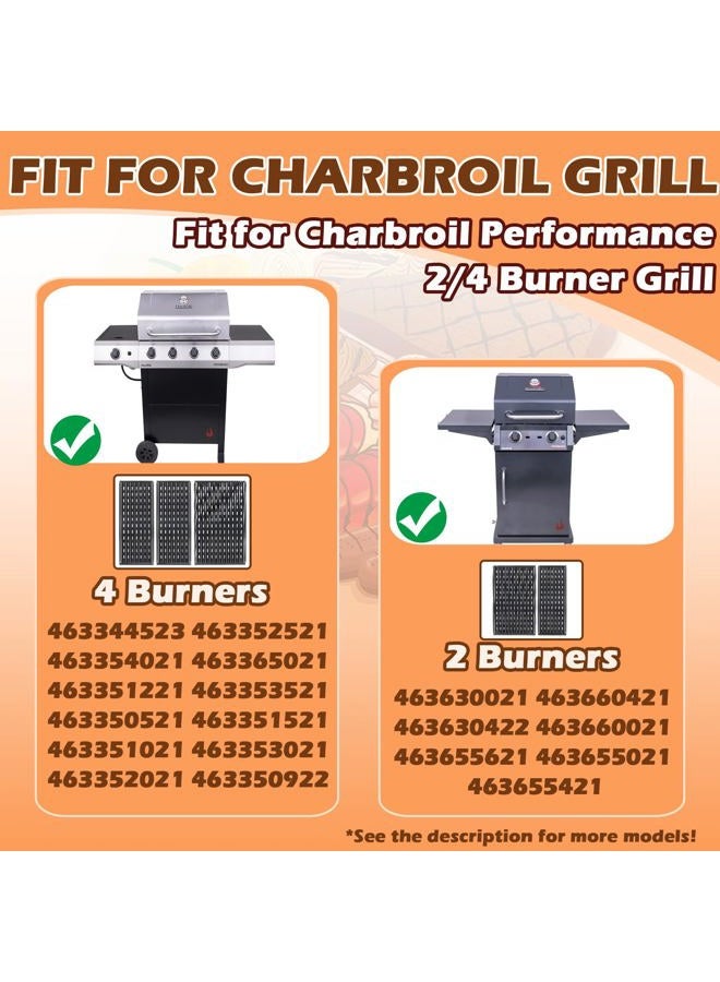 MOASKER 17" Infrared Grill Grates for Charbroil Performance 4 Burner 463365021 463352521 463354021 463365522, Porcelain Steel Emitter Plate for Charbroil Grill Replacement Parts G426-0004-W1 G426-0005-W1 - Image 3