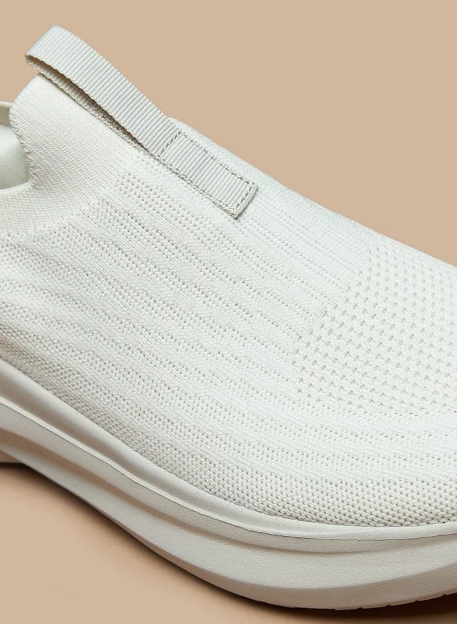 داش Mens Textured Slip-On Sports Shoes