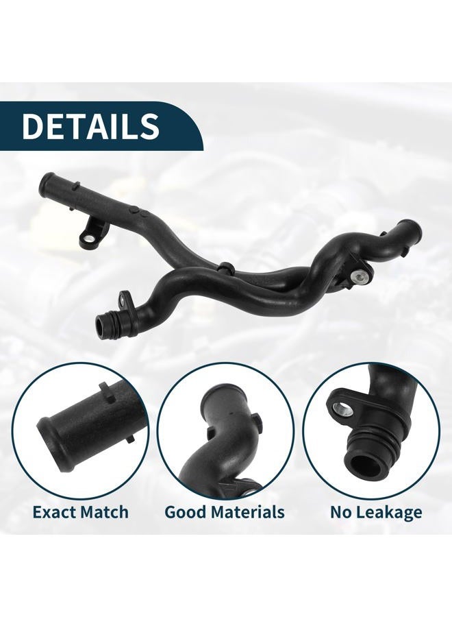 TUCKBOLD Engine Cooling Water Line for Audi Q5 3.2L 2009-2012 Good Sealing No.06E121044N/06E121044AF/06E121044E Engine Radiator Coolant Hose Black 1 Pcs - Image 4