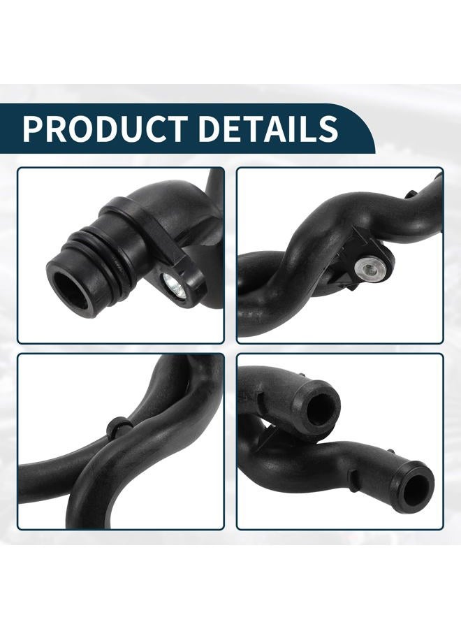 TUCKBOLD Engine Cooling Water Line for Audi Q5 3.2L 2009-2012 Good Sealing No.06E121044N/06E121044AF/06E121044E Engine Radiator Coolant Hose Black 1 Pcs - Image 5