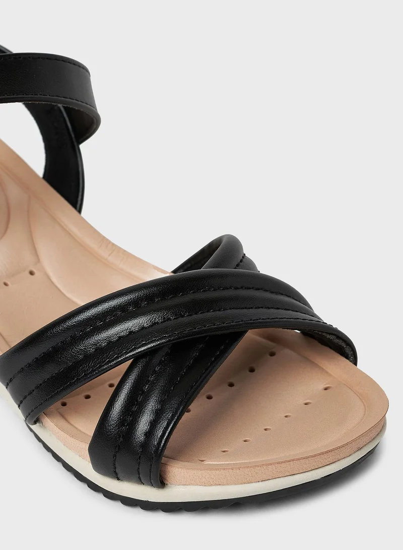 MODARE Multi Strap Wedge Sandals
