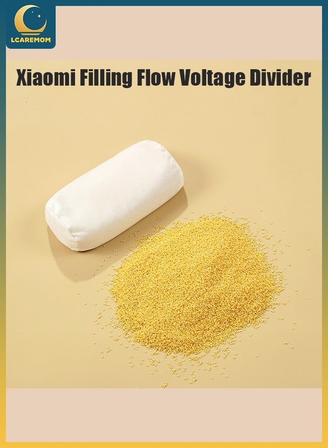 LCAREMOM Baby Head Shaping Pillow, Soft Newborn Pillow to Prevent Flat Head, Millet Filling, Adjustable Distance, Baby Sleeping Pillow, Baby Pillows for Newborns and Infants, Breathable and Washable（Pink） - Image 4