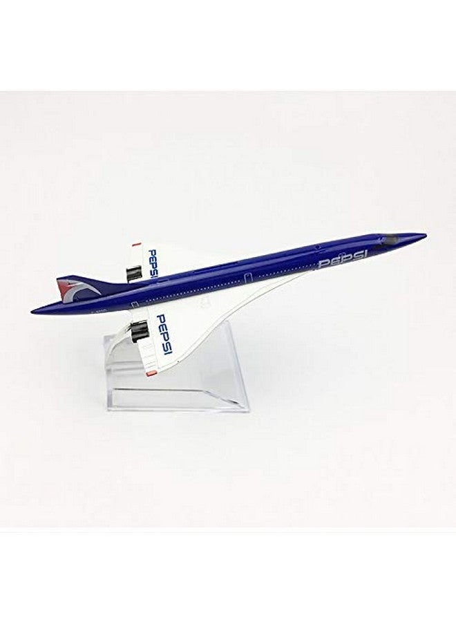 سايج سكوير نموذج طائرة معدني مربع بمقياس 1:300، مجموعة تذكارية لنماذج الطائرات المفصلة للغاية (كونكورد بيبسي)، عبوة من قطعة واحدة، متعدد الألوان - Image 2