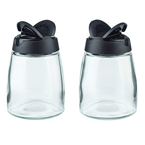 MILEKE Salt and Pepper Shakers, Moisture-Proof Condiment holders 150ML, 2/pack - Image 1