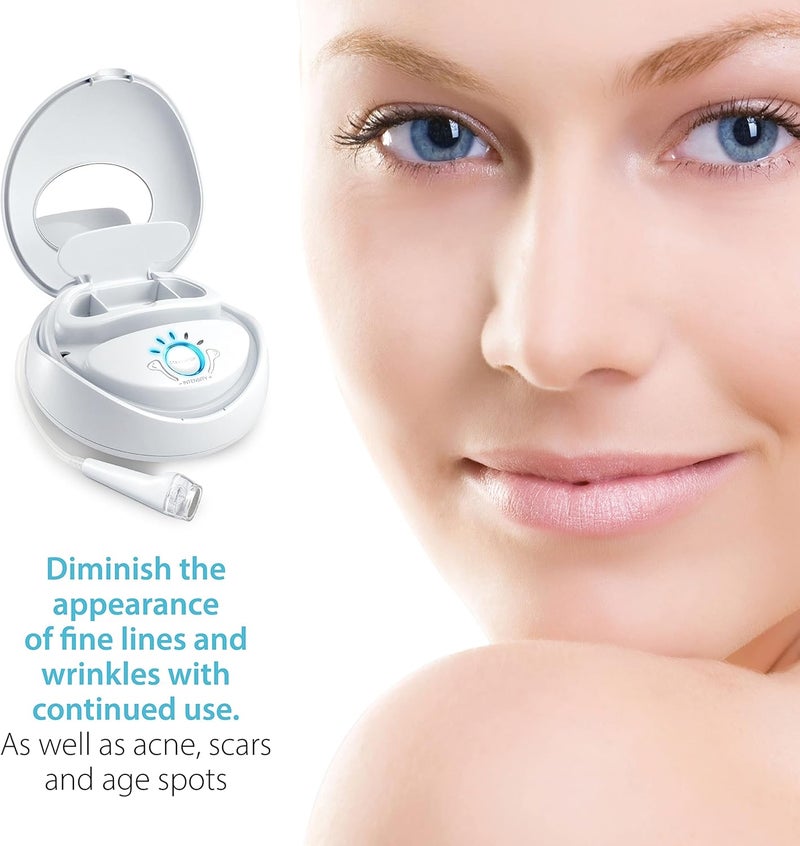 NuBrilliance Professional Microdermabrasion Machine Kit with 3 Suction Tips and 30 Filters for Smooth Skin - Image 2