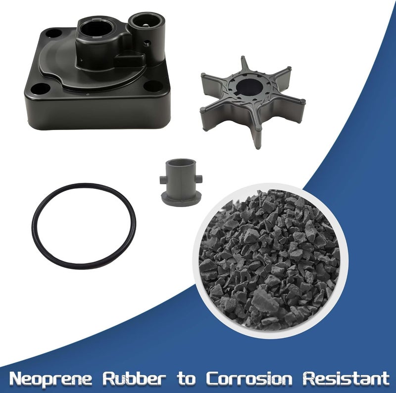 MARKGOO Water Pump Impeller Repair Kit for Yamaha Outboard 9.9 15HP F9.9 F15 - Image 5