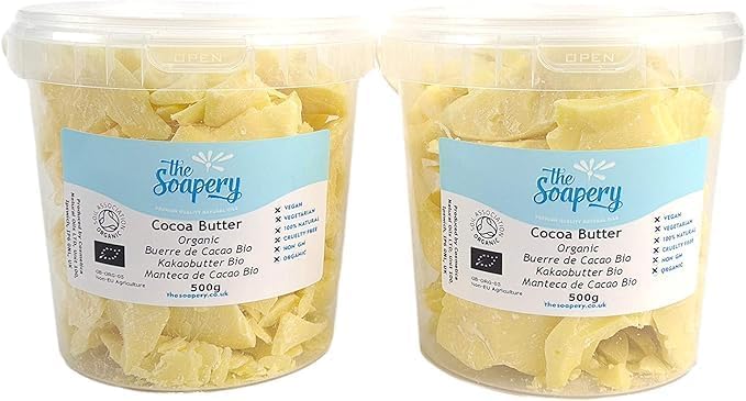 Cocoa Butter 1kg Certified Organic Raw Unrefined Pure