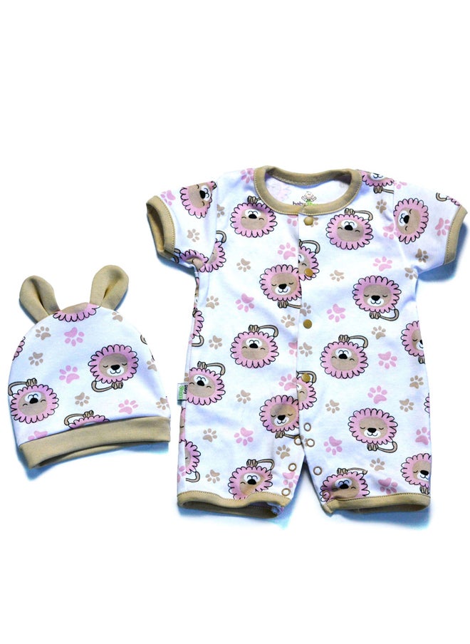 BabyShoora - Baby printed jumpsuit - Image 1