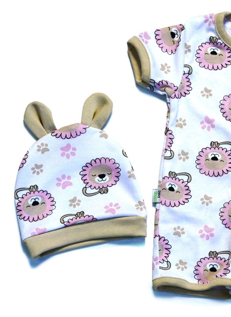 BabyShoora - Baby printed jumpsuit - Image 1