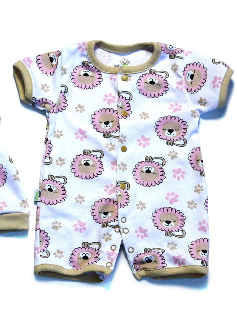 BabyShoora - Baby printed jumpsuit - Image 1
