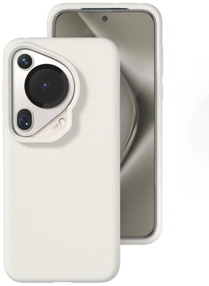 حافظة هواوي بورا 70 الترا ، جراب هاتف من السيليكون السائل ، مقاوم للصدمات ، مقاوم للسقوط ومقاوم لبصمات الأصابع