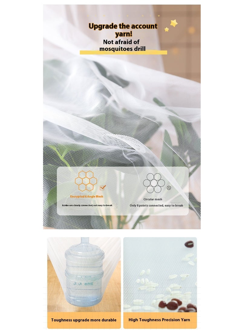 Bluejw Upper Deck Single Bed Curtain Privacy Bed Tent With Stand And Mosquito Net - Image 5