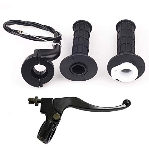 LIYYOO Throttle Cable Kit, Throttle Handle,Right Brake Lever and Left Handle, for XR80 XR100 CRF70 CRF80 CRF100 Pit Dirt Motor Bike Baja Mini Bike 196cc 200cc 5.5hp 6.5hp 48 Inch Twist Throttle Hand - Image 2