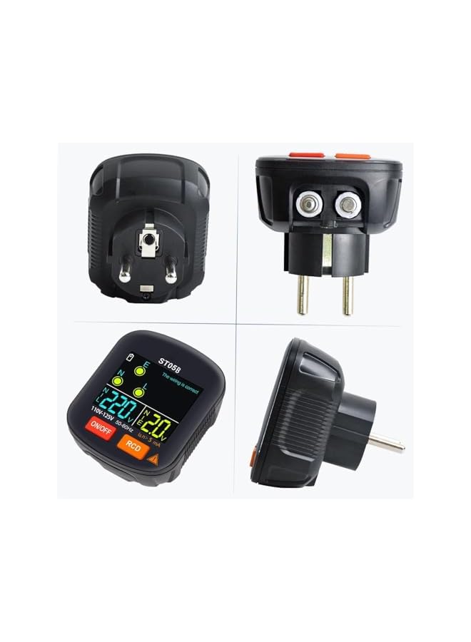 PROMASS Outlet/Receptacle Tester Outlet Tester Electrical Standard 125V AC Outlets with LCD Display, Socket Checker, Electric Voltage Tester 6 Visual Indication/Wiring Legend for Home & Professional Use - Image 5
