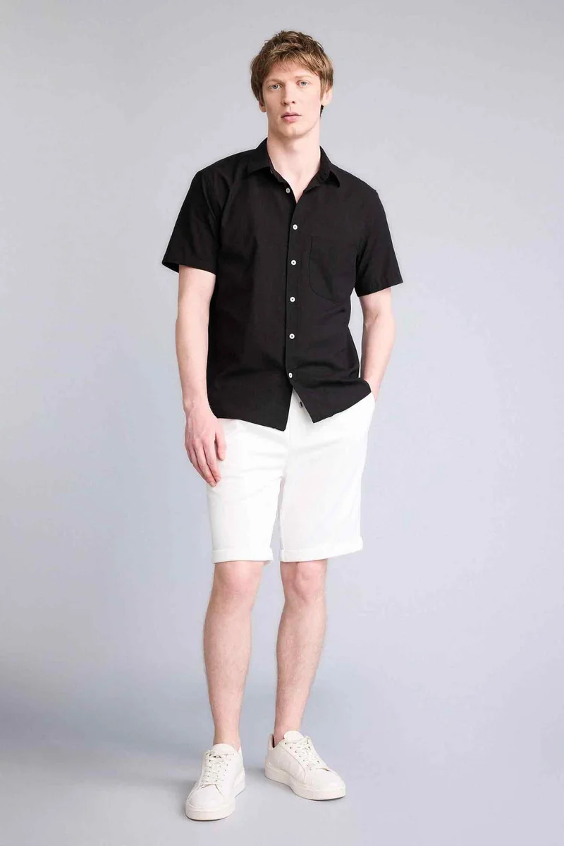 ديفاكتو Basic Cotton Shirt