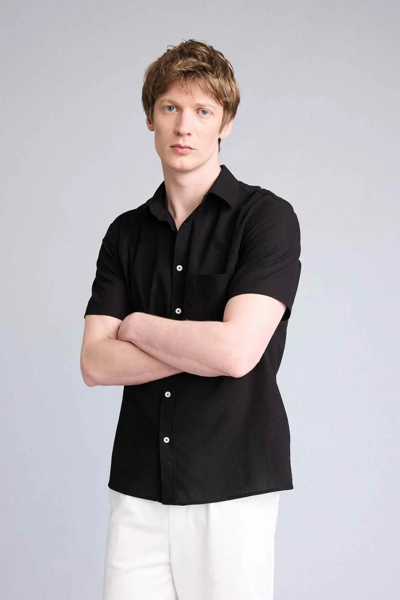 Defacto  Basic Cotton Shirt for Men | Best Price UAE