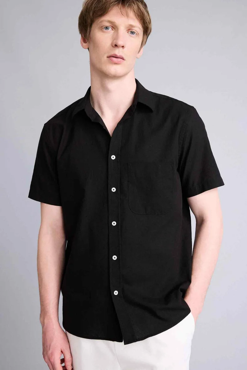 ديفاكتو Basic Cotton Shirt