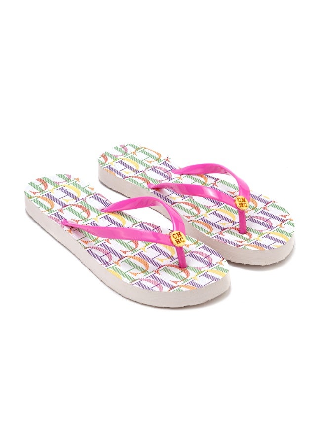 Chchmu Women's Sandals - Durable Slip-Resistant Multifunctional Indoor/Outdoor House Slippers with Premium Design, Niche Multi-Colored Flat Breathable Flip-Flops - Image 1