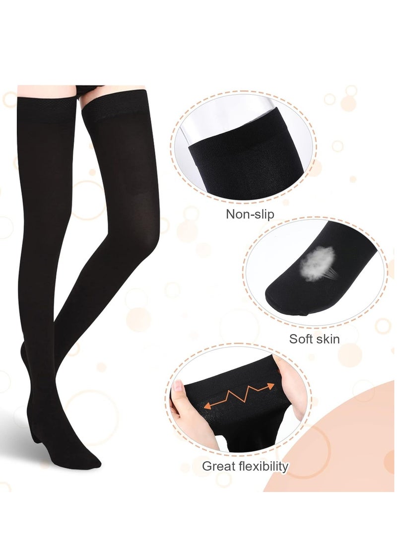 Excefore - Thigh High Socks 4 Pairs Over the Knee Long Stockings for Women - Image 1