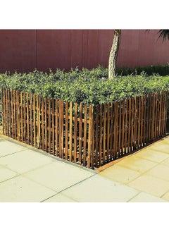 Wooden Interlocking Picket Fence Panels Animal Barrier Brown 160x50cm - pzsku/Z29B3F48CBF0EC9491E75Z/45/_/1733495903/2c1bcf24-5a45-4695-bfce-c3cf9a75ef6f