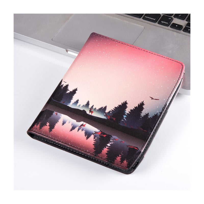 7-Inch Ebook Sleeve High-Quality Polyurethane Leather Auto Sleep-Wake Function Ereader Case - Ergonomic Hand Strap Protective Sleeve for Hands-Free Reading, Book Lovers & On-The-Go Use - Image 2