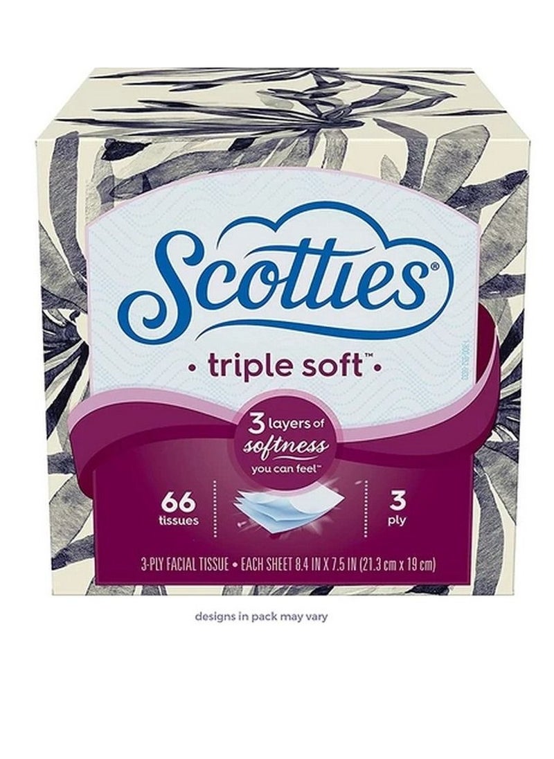 Scotties 3-Ply Facial Tissue Triple Soft 
