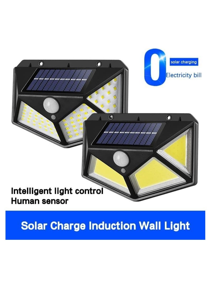 4 Packs Solar Outdoor Lights 120 LEDs with Lights Reflector,270°Wide Angle, IP65 Waterproof,Easy-to-Install Security Lights for Front Door,Backyard,Steps,Garage,Garden - Image 3