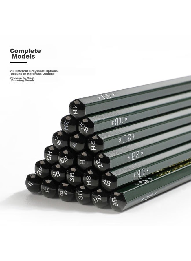 يوني Uni Mitsubishi Uni-ball 9800 Hb قلم رصاص، قلم رسم وتخطيط فني للأطفال، لوازم مكتبية، مجموعة قرطاسية مخصصة لطلاب المدارس الابتدائية، 12 قطعة - Image 3