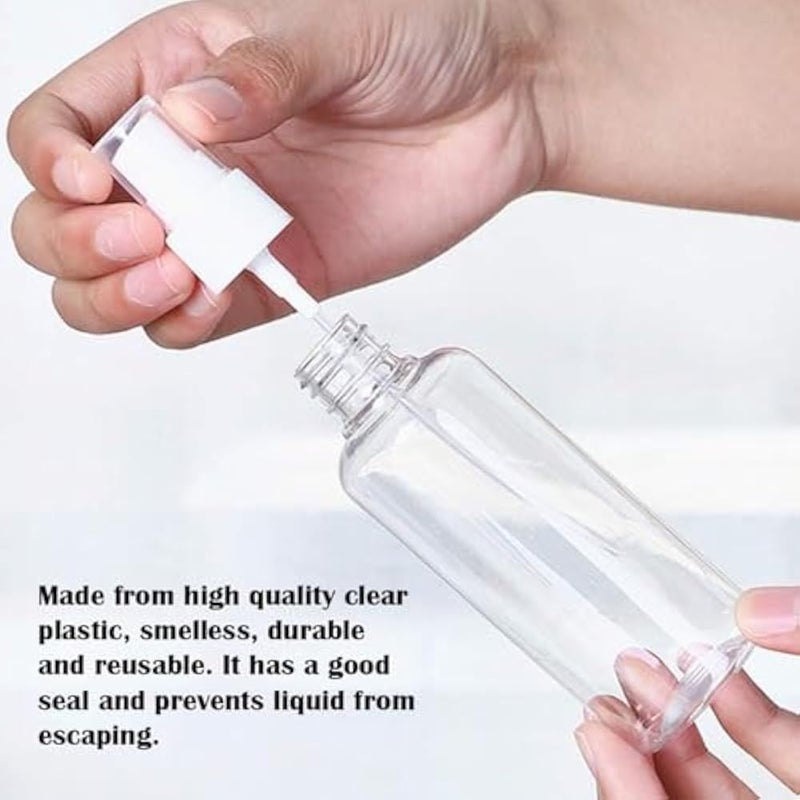 Spray Bottles - Set Of 2 Refillable Bottles, Clear Empty, Mini Travel Bottle, Suit For, Perfume Cosmetic, Makeup & Hair Spray, 80 ML &100 ML (Pink) - Image 5