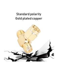 SUNSAR 4PCS SMA Connectors kit 2 Type SMA Adapter Splitter 2-Way SMA Male to Dual Female+SMA Splitter Antenna Adapter 3 Way Aadpter Antenna Converter  - Image 4