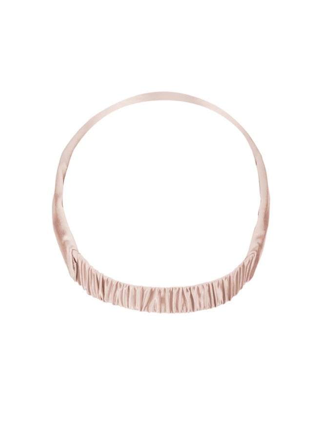 BRIGHTLY LABS Silk Headband in Silver Grey (One Size) - 22 Momme Pure Mulberry Silk Fashion Headband for Women, Delicate, Lightweight, Versatile Hairband, Non Slip Head Wraps Great for Sports, Yoga - Image 2