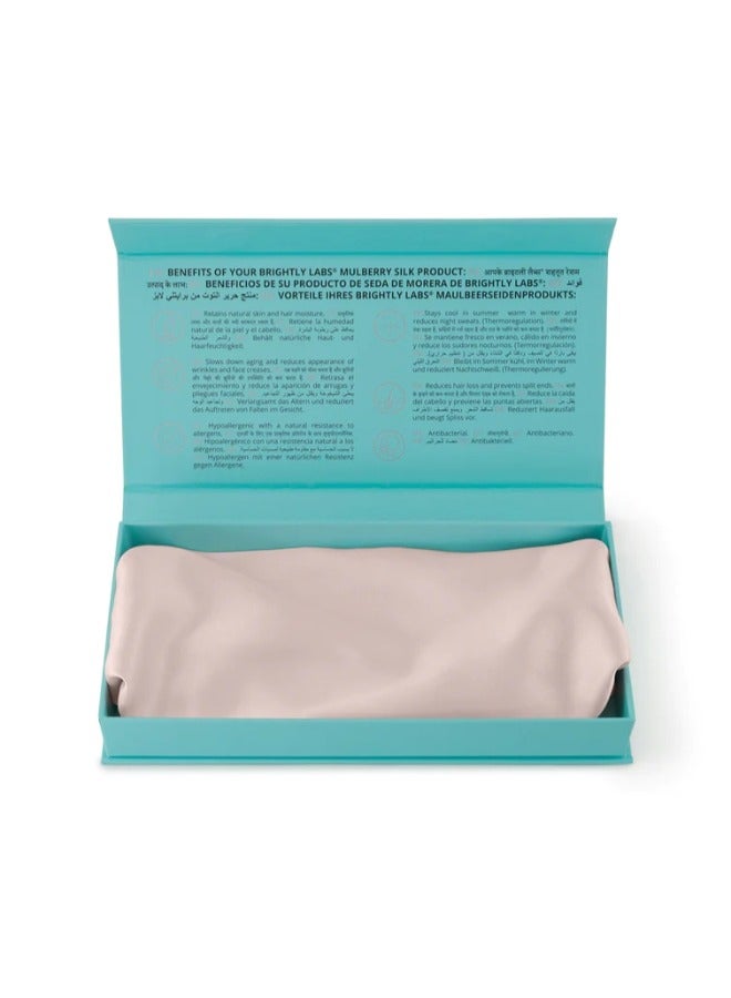 BRIGHTLY LABS Silk Headband in Silver Grey (One Size) - 22 Momme Pure Mulberry Silk Fashion Headband for Women, Delicate, Lightweight, Versatile Hairband, Non Slip Head Wraps Great for Sports, Yoga - Image 4