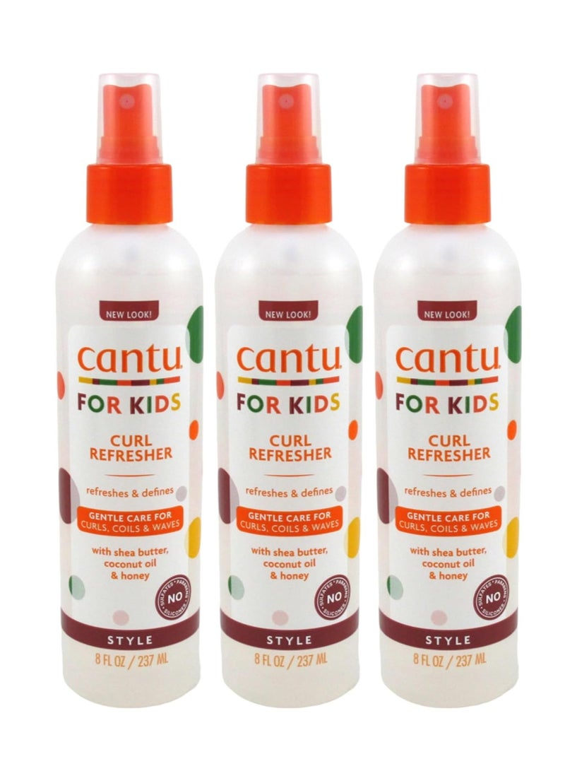 Cantu Care For Kids Curl Refresher 237ml (3 Pack) - Image 1