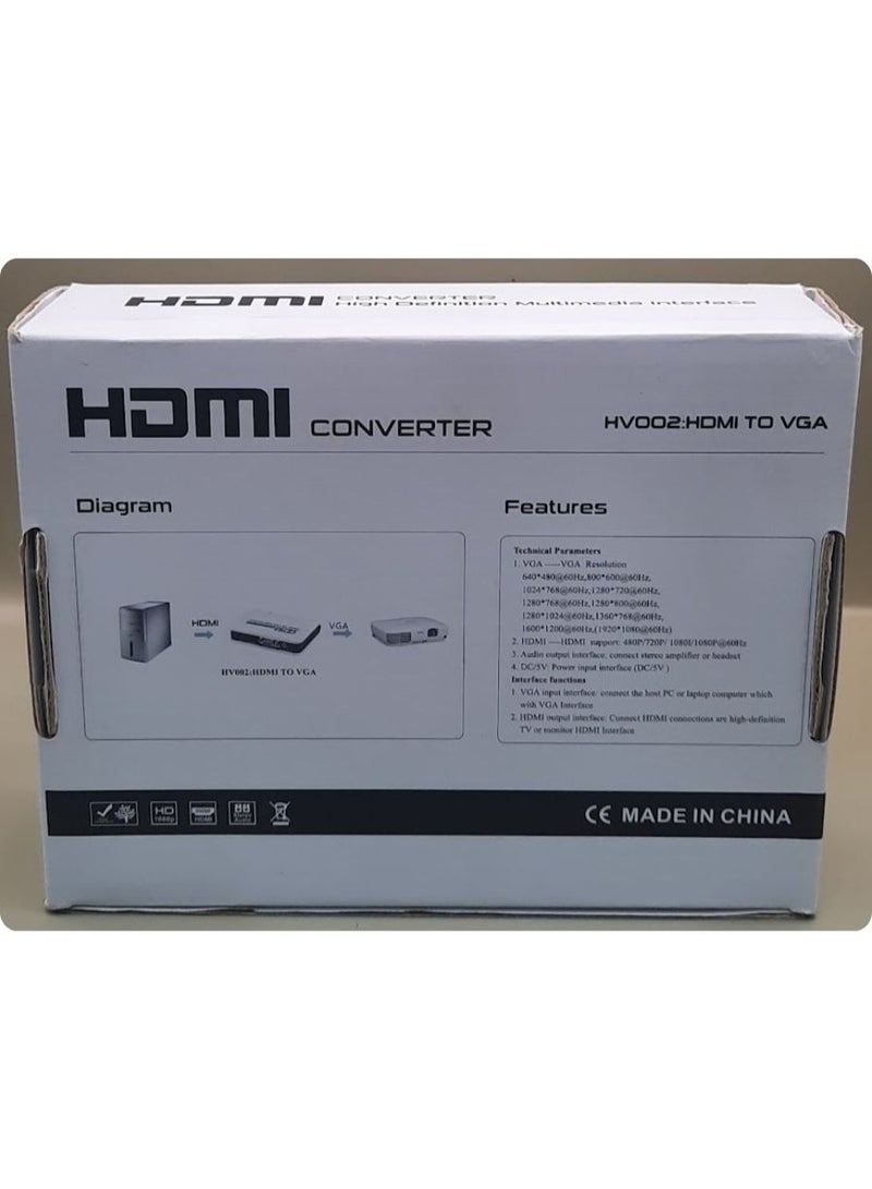 محول HDMI إلى VGA (مع مصدر طاقة) - Image 2