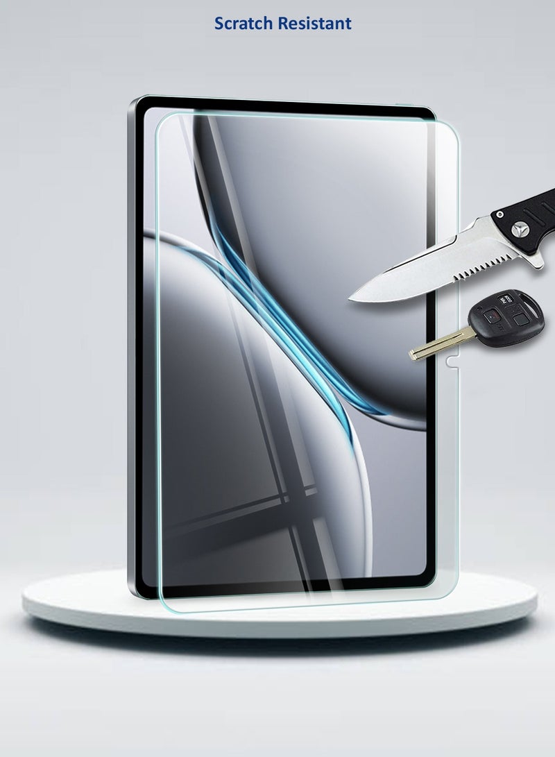 دبليو تيك واقي شاشة زجاجي مقوى من السلسلة OnePlus Pad 2 مقاس 12.1 بوصة 2024 من السلسلة المميزة بغطاء كامل بغطاء كامل (TSGPCN) - شفاف - Image 4