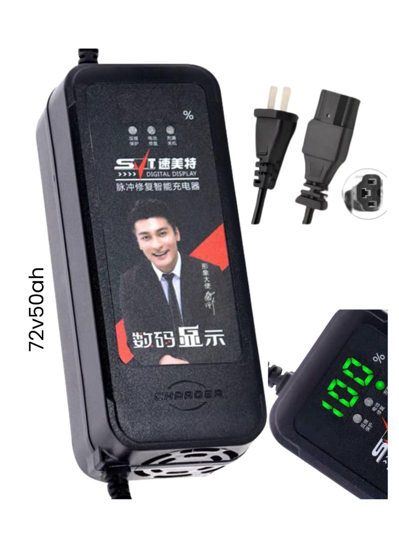 SCOOTER BATTERY CHARGER 72 VOLT - 50AH - Image 1