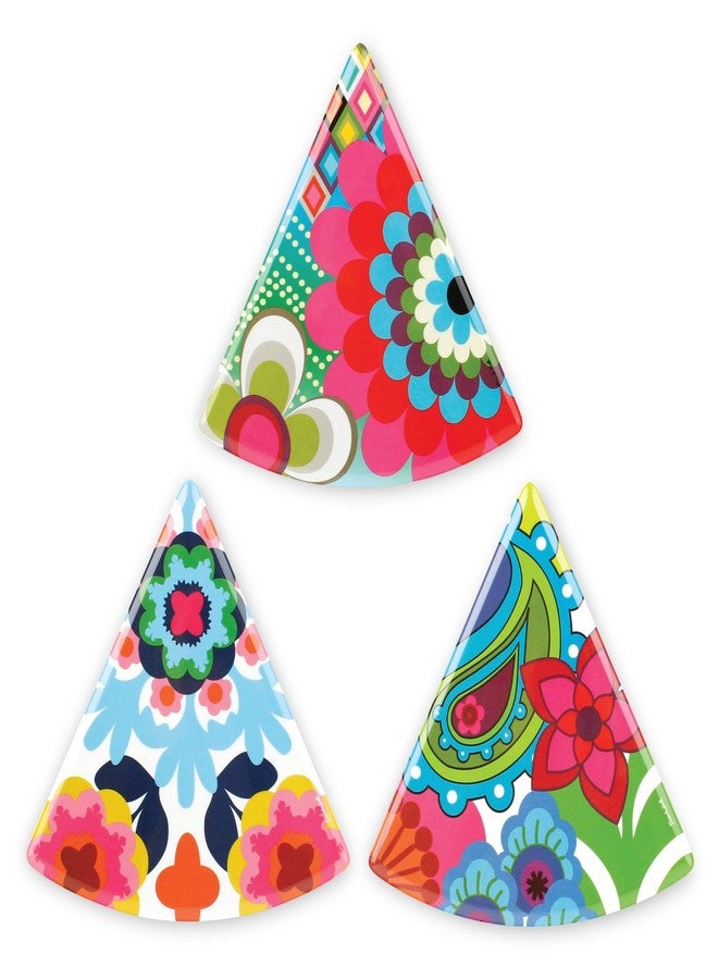 French Bull 8" Melamine Dinnerware Colorful Dessert Pie Cake Pizza Slice Plate - Mosaic - Image 3