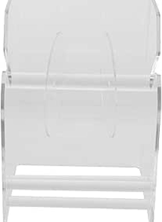 حامل لفافة الملصقات القابل للتعديل من الأكريليك بثلاثة أقسام لتنظيم سطح المكتب المكتبي - Image 1