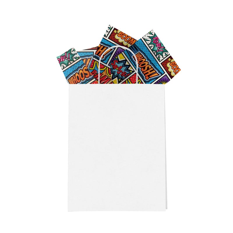 Pro Supply Global Superhero Comic Book Printed Tissue Paper for Boy's Gift Bags or Boxes and Wrapping - Bulk Decorative Art Tissue Paper for Packaging and Gifting | 24 Sheets 20" x 30" - Image 5