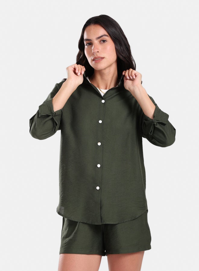 Carina Beach Shirt & Shorts Set - Image 1