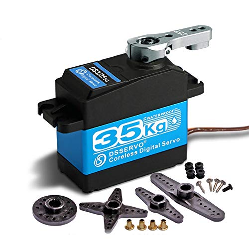 ZOSKAY 35kg high Torque Coreless Motor servo Metal Gear Digital and Stainless Steel Gear servo arduino servo for Robotic DIY,RC car (Control Angle 180°) - Image 1