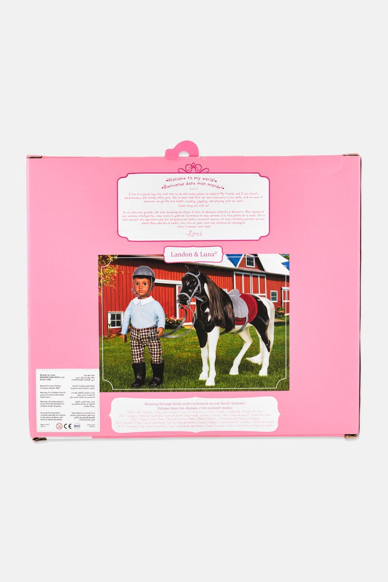 LORI Landon  Luna - Mini Boy Doll And Toy Horse Set - Image 3