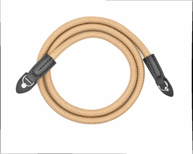 Eorefo Camera Strap Vintage 100cm Nylon Climbing Rope Camera Neck Shoulder Strap for Micro Single and DSLR Camera(Brown) - Image 2