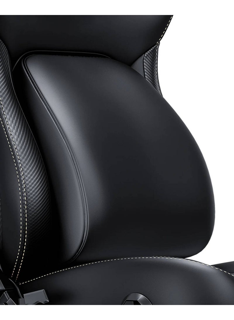 AndaSeat Kasier 4 Series Premium Gaming Chair, 5° Sloping Seat Base, Pop-out Lumbar, 5D Armrests, Up to 180kg Max Weight, Premium PVC Leather, XL, Elegant Black | AD12YDDC-XLL-20-B-PV/C - Image 5