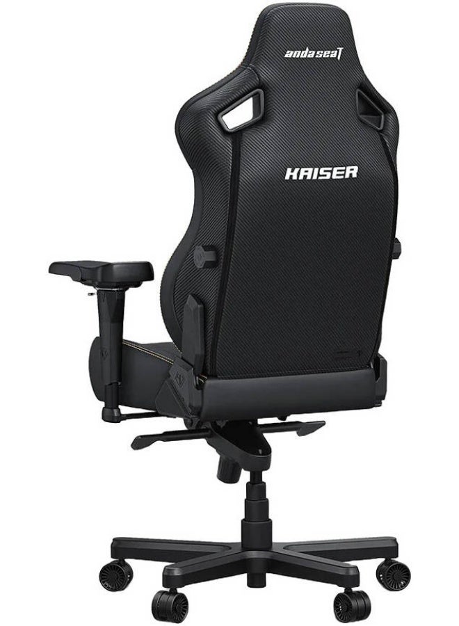 AndaSeat Kasier 4 Series Premium Gaming Chair, 5° Sloping Seat Base, Pop-out Lumbar, 5D Armrests, Up to 180kg Max Weight, Premium PVC Leather, XL, Elegant Black | AD12YDDC-XLL-20-B-PV/C - Image 3
